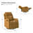 Adwit 26.5"W Modern Swivel Rocker Manual Recliner-458822079