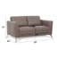 Causeuse en cuir taupe de Malaga (assemblée)-159633167
