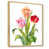 Toile naturelle avec cadre flottant