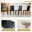 Modern Industrial Dining Set with Ergonomic Chairs