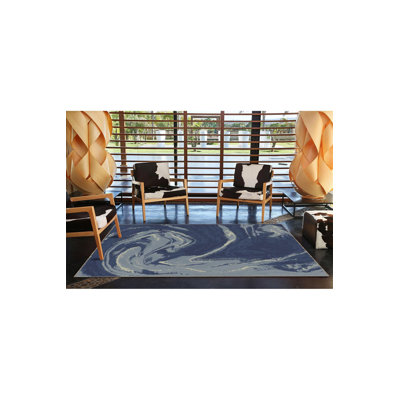 Tapis décoratif et lavable Painted Ocean