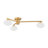 Priella Mid-century Brass Ellipse Glass Chandelier-1001720068-1001720071