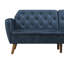Full / Double 210.8cm Velvet Futon Sofa-71882461