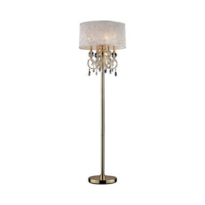 Lampe sur pied traditionnelle 63 po Denice