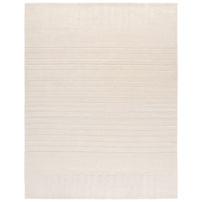 Ebony 820 Hand Tufted Wool & Cotton Solid Color Rug, Rectangle 8' x 10'