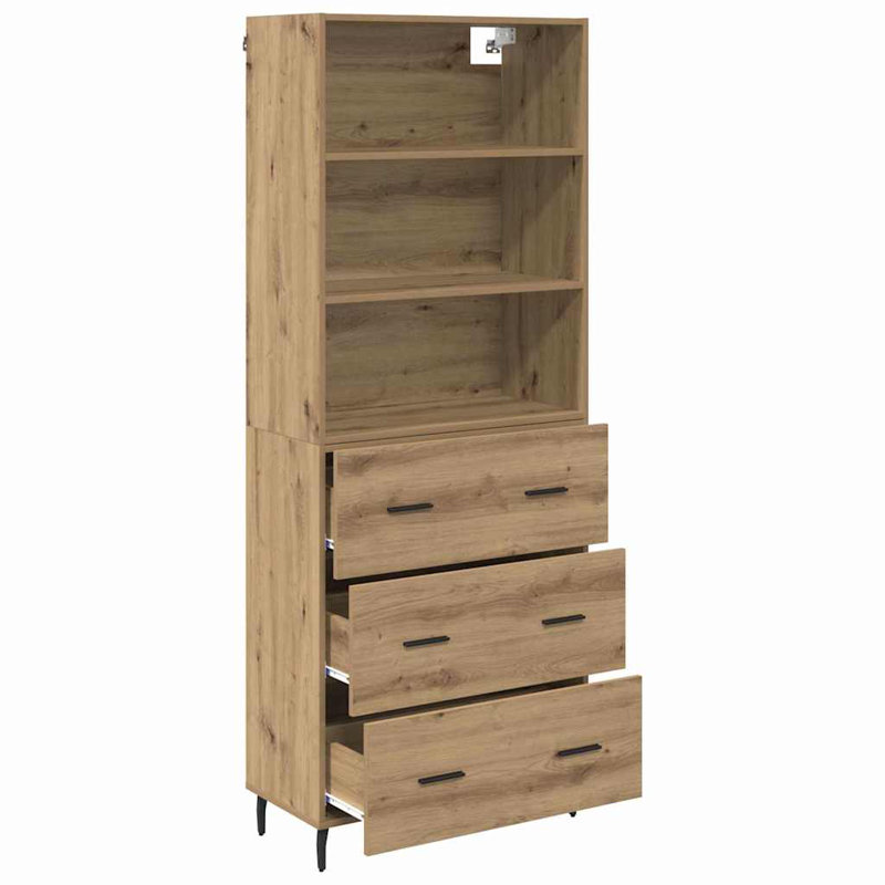 69.5cm Sideboard, Artisan Oak