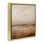 Calm Abstract Landscape Neutrals Floating Frame, design by Creative Studio
