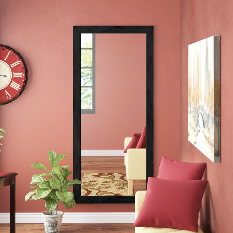 Hemmer Flat Mirror, 70.5" H x 32" W, Black Walnut