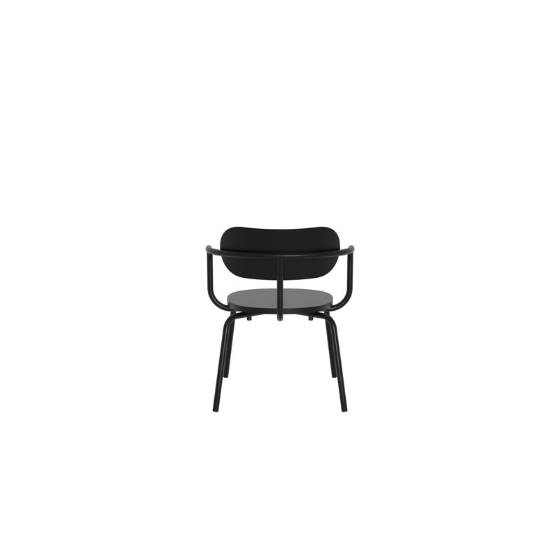Khylia 21.2'' H Metal Armchair, Black