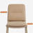 Brown Solid back side Chair(Set of 2)