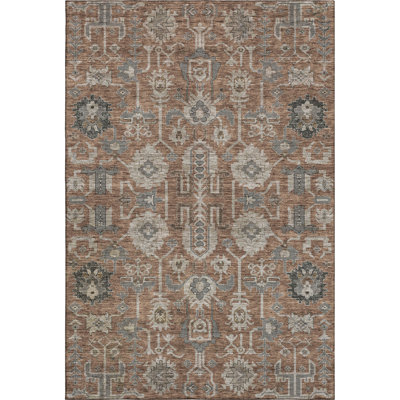 Premium Machine Washable Prisco Paprika Rug