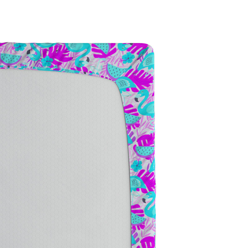 Microfiber Floral Fitted Sheet, Twin XL Fitted Sheet