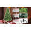 Arbre de Noël avec 1339 extrémités en PE et PVC, support en métal stable-371544019
