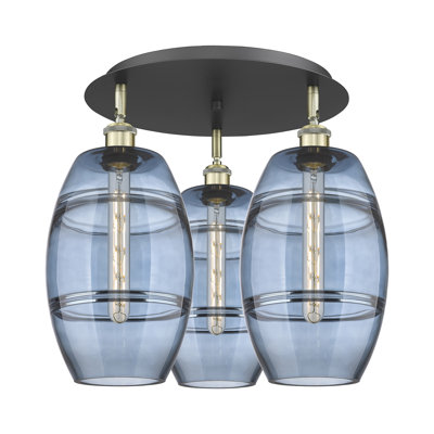 Dundrod Glass Flush Mount