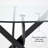 Gupton Round Glass Top Metal Base Dining Table-52794681-94489717