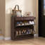 Armoire à chaussures à miroir avec 2 tiroirs, étagère à chaussures à miroir avec 1 tiroir de rangement, range-chaussures à miroir avec 2 couches dans un tiroir pour l'entrée