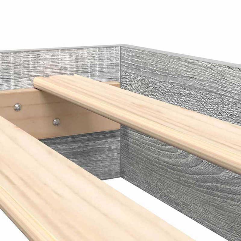 Vidaxl Bookcase Bed Engineered Wood