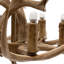 Escher Vintage Antler Retro Deer Horn 6 Light Chandelier Ceiling Home Decoration