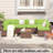 14-piece Outdoor Sectional Cushions Replacement Set, Deep Seat Patio Furniture Cushions, Waterproof & Fade Resistant Couch Cushions For 6-seat Wicker Conversation Sets-346077859