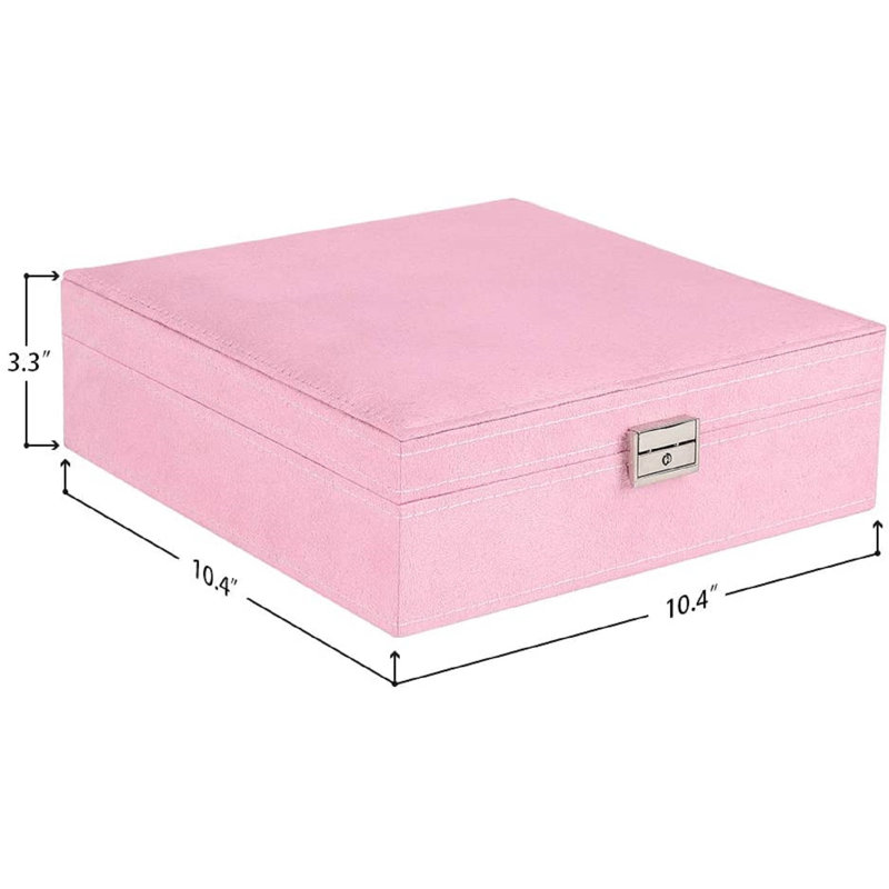 Jewelry Box + Portable, Pink