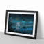 Chain Bridge in Budapest in Abstract - Picture Frame Painting Print-55680878-55680882