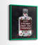 Be Be Merry Wine - reproduction encadrée de qualité supérieure - prête à être accrochée - aucun clou requis - aucun clou requis-226359589-226359591