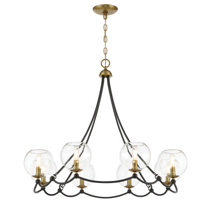 Lustre à 8 lumières Merton