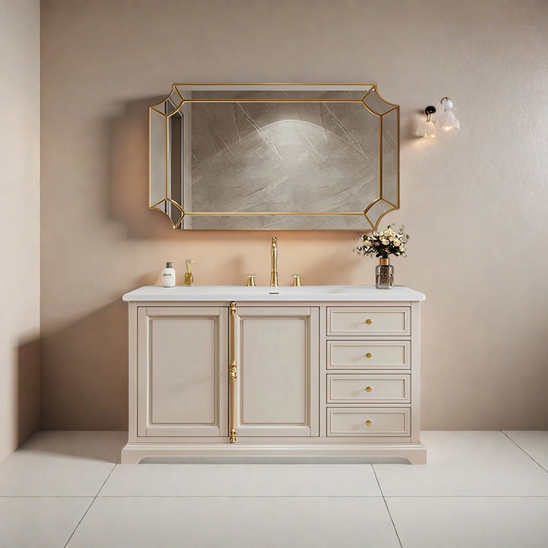 American modern style bathroom cabinet, 51""
