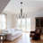 6 - Light Candle Style Dimmable Chandelier