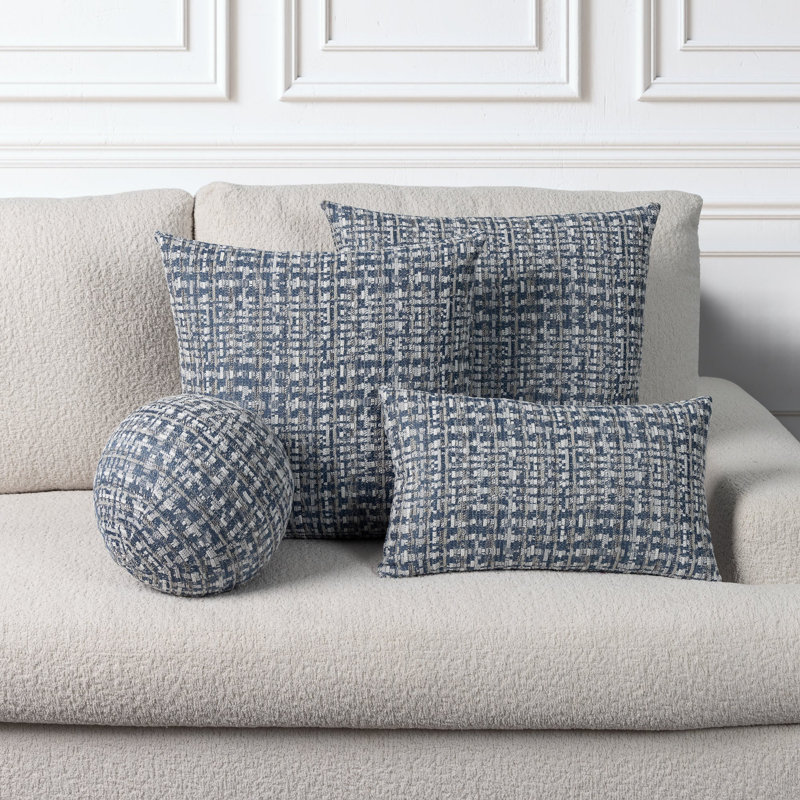 Pillow Cover & Insert, Bleu