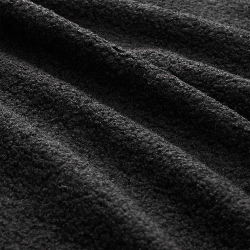 Canapé moelleux et moelleux 135 po, Noir
