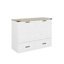 Grand lit escamotable avec station de charge-142127353
