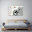 Rat contre Hirst par Banksy - impression sur toile tendue-27834461