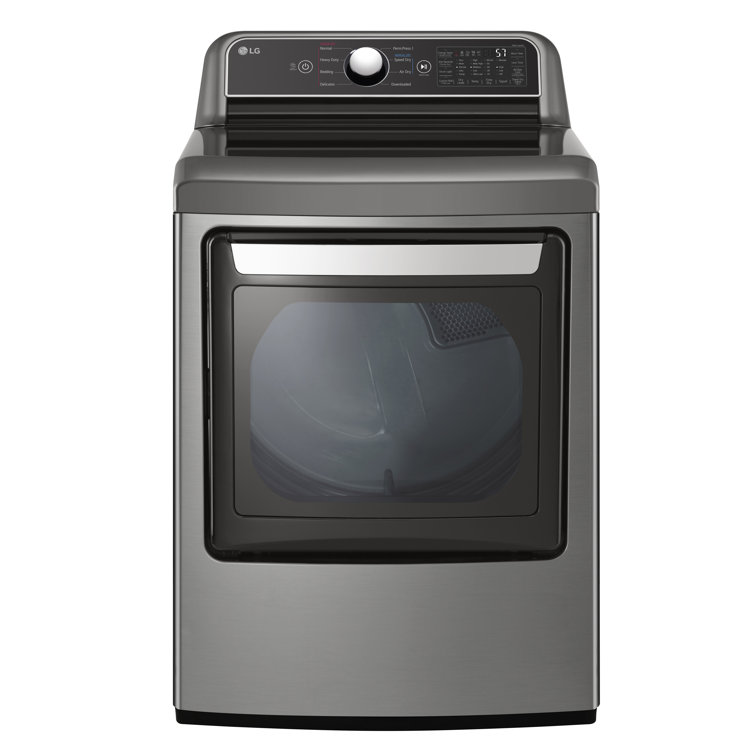 7.3 Cu. Ft. Ultra Large Capacity Smart Wi-Fi Enabled Rear Control Electric Dryer With Easyload Door