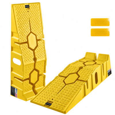 Rampe de manutention industrielle - Rampe de chargement / d'accès, finition jaune haute visibilité - Couleur: jaune