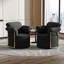Upholstered Barrel Swivel Accent Sofa Chair-1957241411