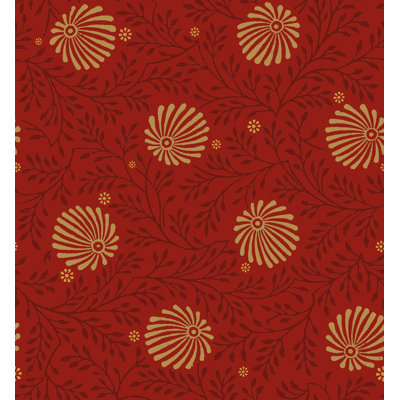 Yuki Osada Floral Satin Wallpaper Double Roll by Soicher Marin Studio