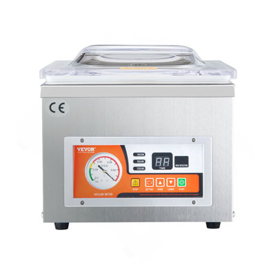 Scelleuse sous vide à chambre, débit de pompe de 6,5 M³ / H DZ-260A, excellent effet d'étanchéité avec contrôle automatique, machine d'emballage de cuisine 110V pour les viandes fraîches, économiseur de fruits, maison, utilisation commerciale