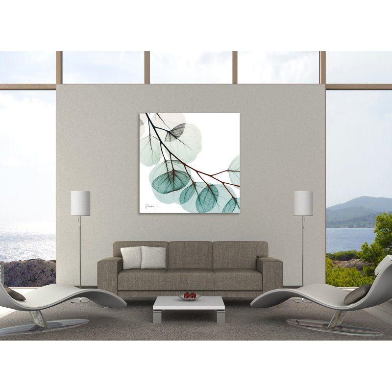 «Extravagant Eucalyptus 2», toile tendue par Albert Koetsier, H 24 po x l 24 po x P 1,5 po