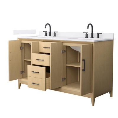 Ensemble de meuble-lavabo double 60 po Janna