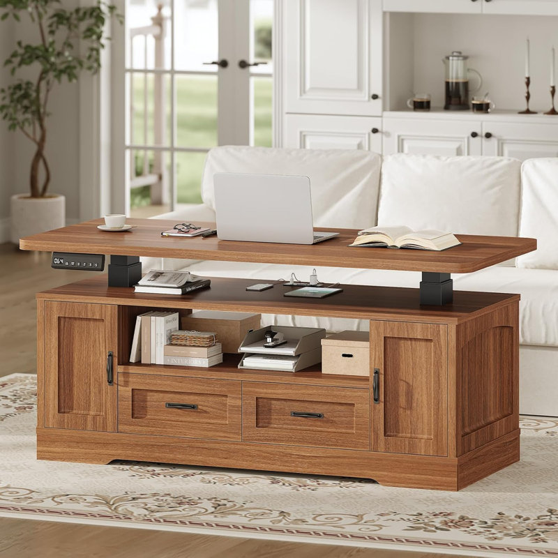 Table basse Bijolle, Brun
