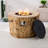 Demetrius Round Propane Smokeless Fire Pit Table