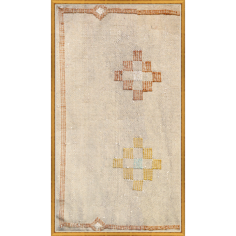 Moroccan Pillows Triptych In Taupe 1 Giclee Print