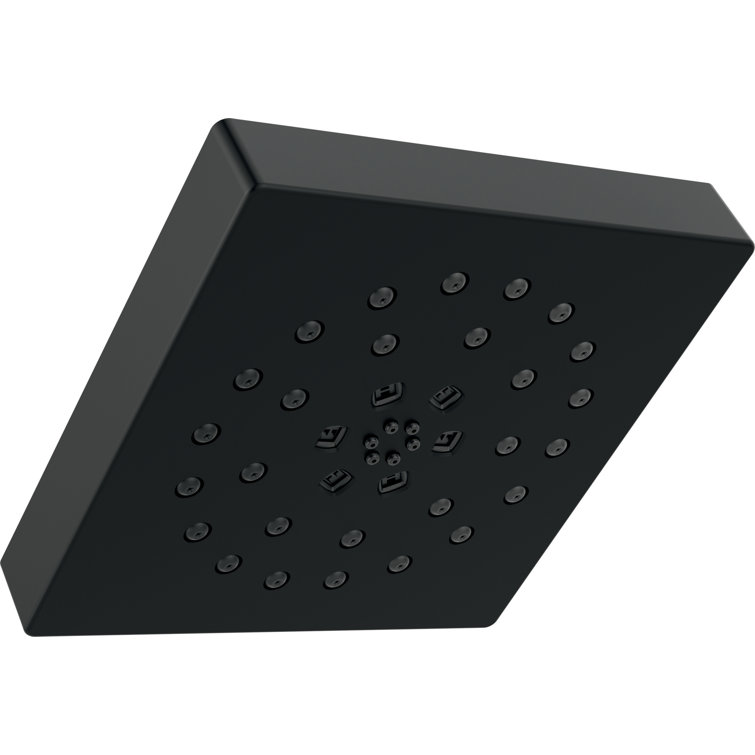 4-Setting Multi Function Fixed Shower Head with H2Okinetic Technology