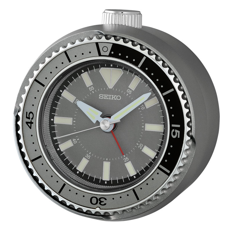 Réveil-matin QHE207NLH, argent, Argent foncé