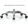 PERCH Chrome Turnalar Task Chair with Adjustable Armrests | Desk Height 17-22"