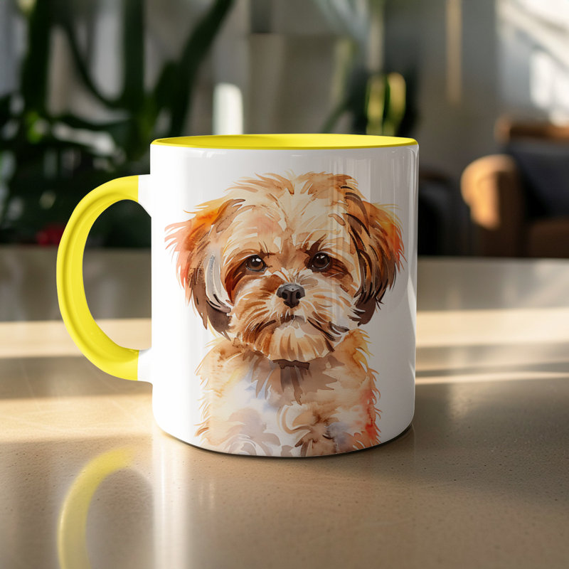 Mug, 1, Yellow