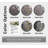 Flowers Metal Wall Art Décor, Floral Wall Set for Housewarming Gift, New Home & Office Decoration-2142290435-2142290436