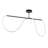 Binta Contemporary 360 Adjustable Silicone Neon Rope Dimmable Linear Integrated LED Flush Mount-525632005-526119768