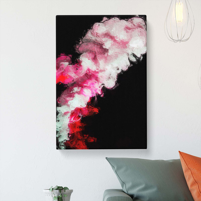 Liquid Bloom In Abstract - Wrapped Canvas, 76cm H x 50cm W x 3cm D